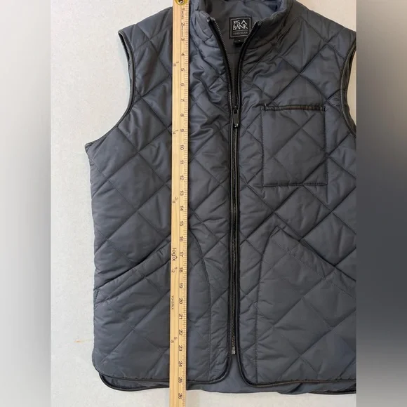 Jos. A Bank Men’s Dark Gray Quilted Puffer Vest. Size Medium. - Picture 4 of 10